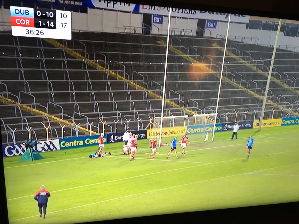 PcmoylanPat's tweet photo. Basic analysis of game - Dublin’s short passing game breaking down all the time leading to Cork scores - give me the 50:50 ball long anytime 😉#oldfashioned hurler ? https://t.co/1HLHdxi20v