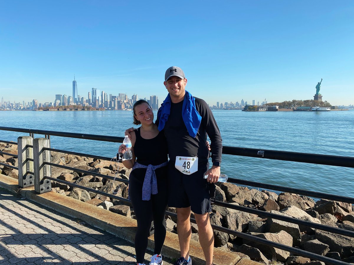 CallMeGillette's tweet photo. No sooner after her first #5k, coincidentally called the Race For #Liberty 🗽 , do @JoeBiden and @KamalaHarris get the call #Election2020 #RidinWithBiden #ProtectLSP https://t.co/tusGQnXNiZ