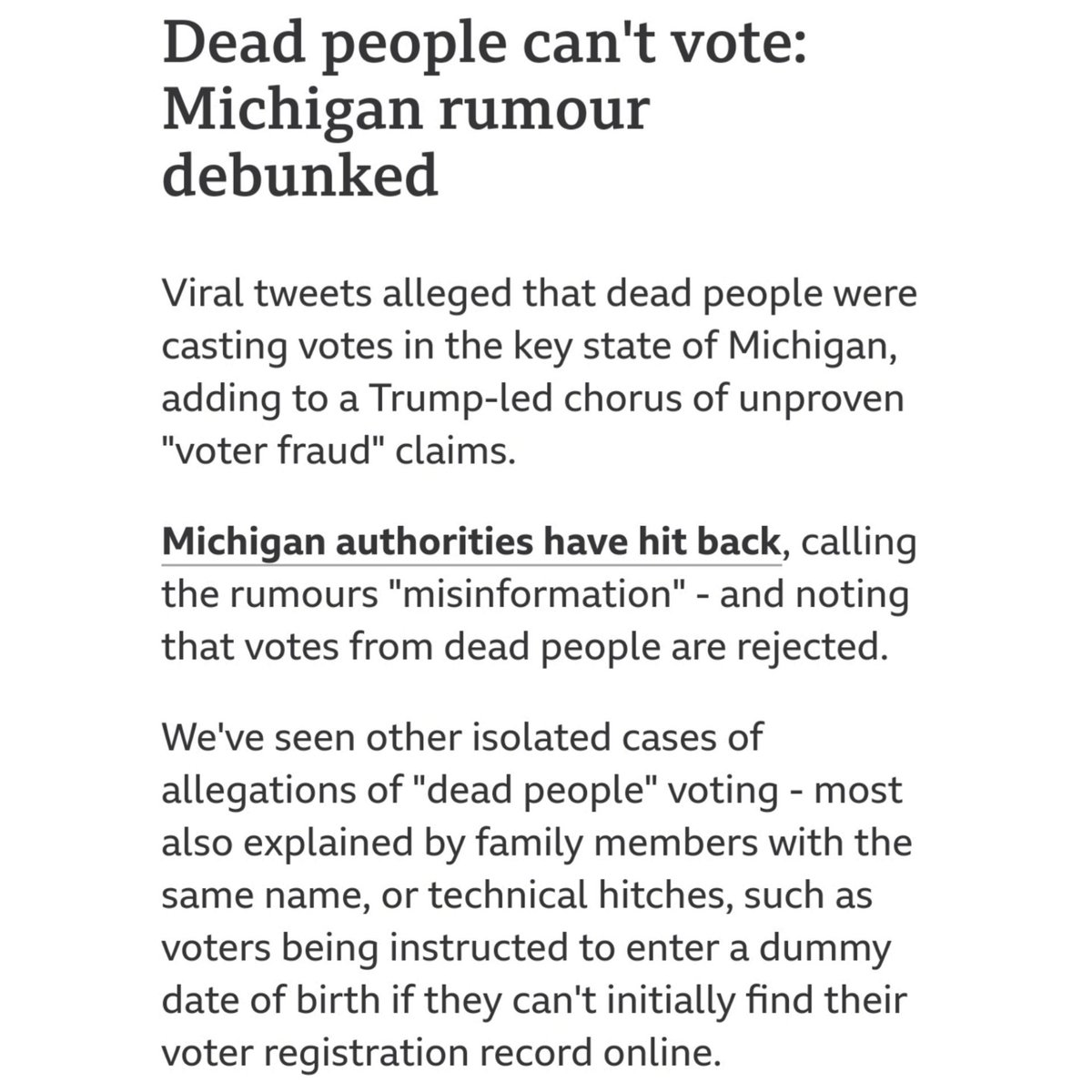 IMMUNFLUCHT's tweet photo. 🇺🇸💀 For whom would 236.554 dead votes count? #nextpresident #president46 #electionresults #potus46 #fakeelection #deadVotersForBiden #deadvotesmatter #DeadVote #CountEveryVote #CountAllTheVotes #bidenvstrump #TrumpvsBiden #voterfraudcommission #electionfraud #COVID19 #covid19USA https://t.co/LoWmnUEqEr