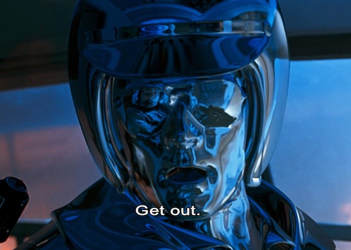 UechiCannon's tweet photo. @realDonaldTrump The T-1000 from Terminator 2 has some words for you... https://t.co/oDxoeyLvEl