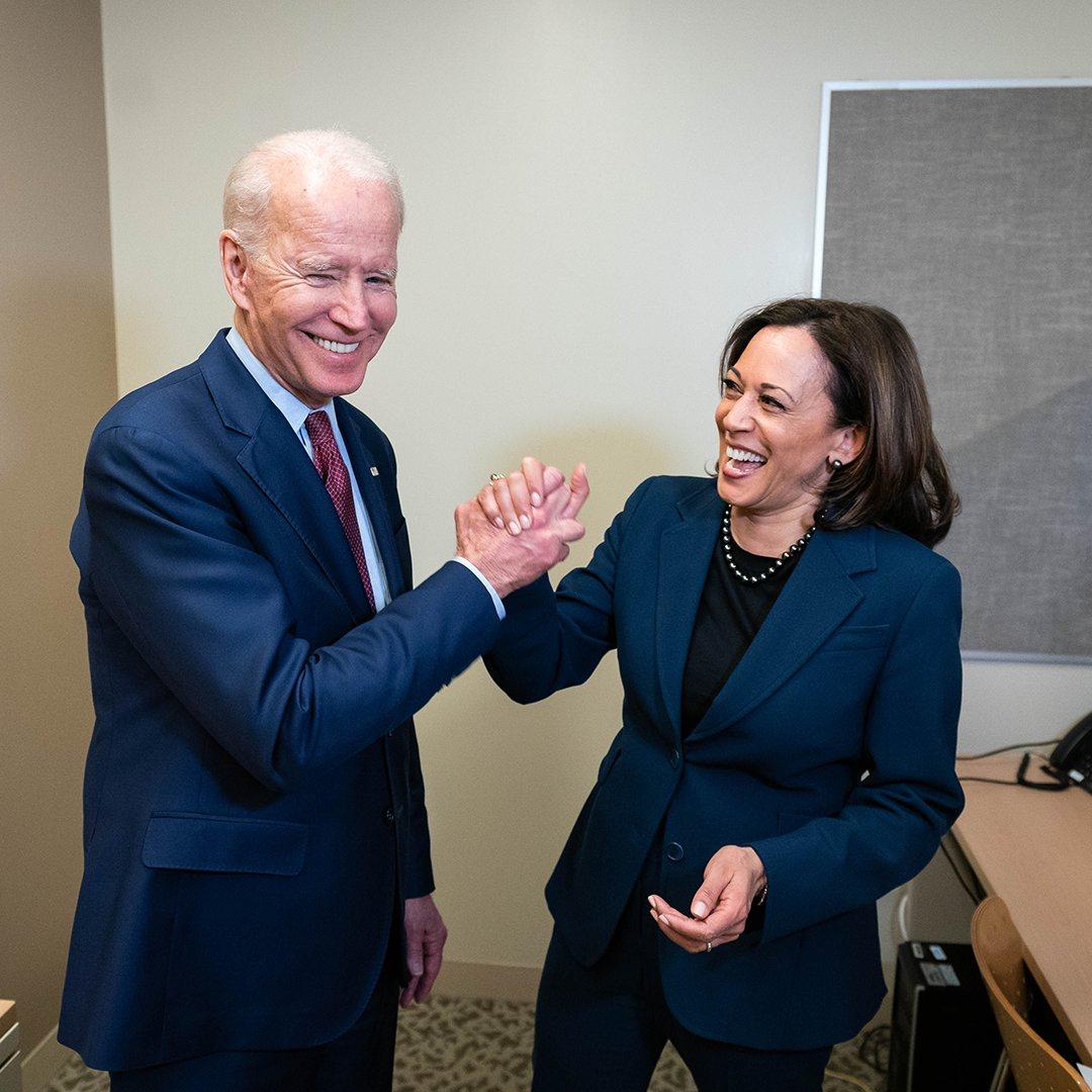 airnewsalerts's tweet photo. #JoeBiden wins the US Presidential Election; becomes 46th President.

#KamalaHarris to be the first woman Vice President of the United States of America.

[File Photo] https://t.co/BubWv9eBPP
