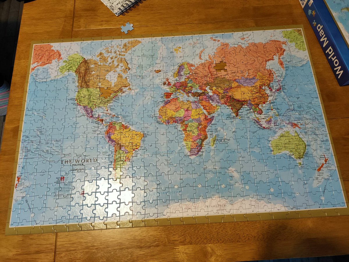 andystainthorp's tweet photo. @CUL_UK My daughter received your 500 pc world map jigsaw for her birthday last week, we opened it today but it has 2 missing pieces and 1 duplicate! https://t.co/3bcOeGulgM