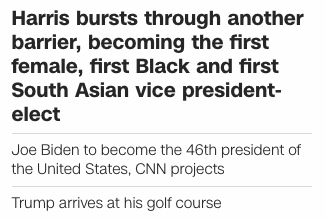 Today, in three headlines. #cnn #Election2020