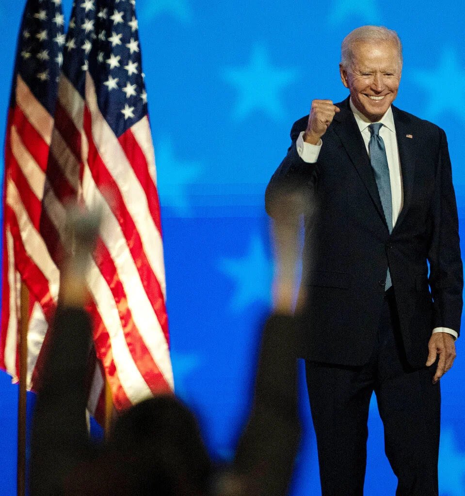 Say hello to our 46th President of the United States of America #BigBiden #JosephRBidenJR #Election2020results #ElectionResults2020 #Election2020results #GOBiden