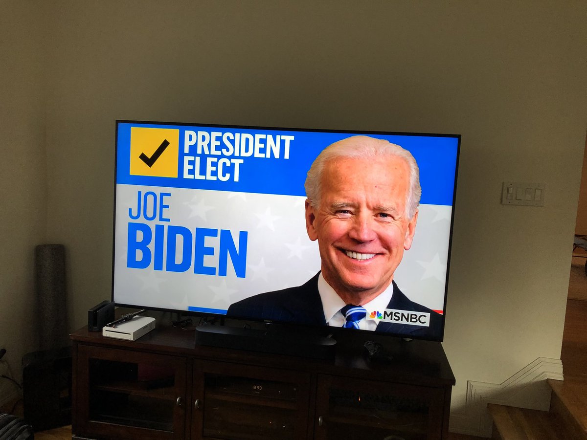 akaaj2's tweet photo. I am so proud of my fellow citizens who chose country over party. To all the people who heard the call and voted. Thank you for saving our Democracy!  Thank you for showing up.  We did our job &amp; shattered all records. @JoeBiden @KamalaHarris now it’s your turn! Make us proud! https://t.co/K9IejODtMK