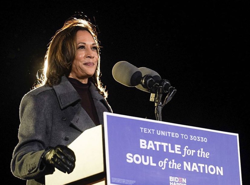THEJADEDEMELODY's tweet photo. BREAKING: For the first time in American history, not only a woman but a Black woman, Kamala Harris, will become the next Vice President of the United States. https://t.co/La63R5ZlR7