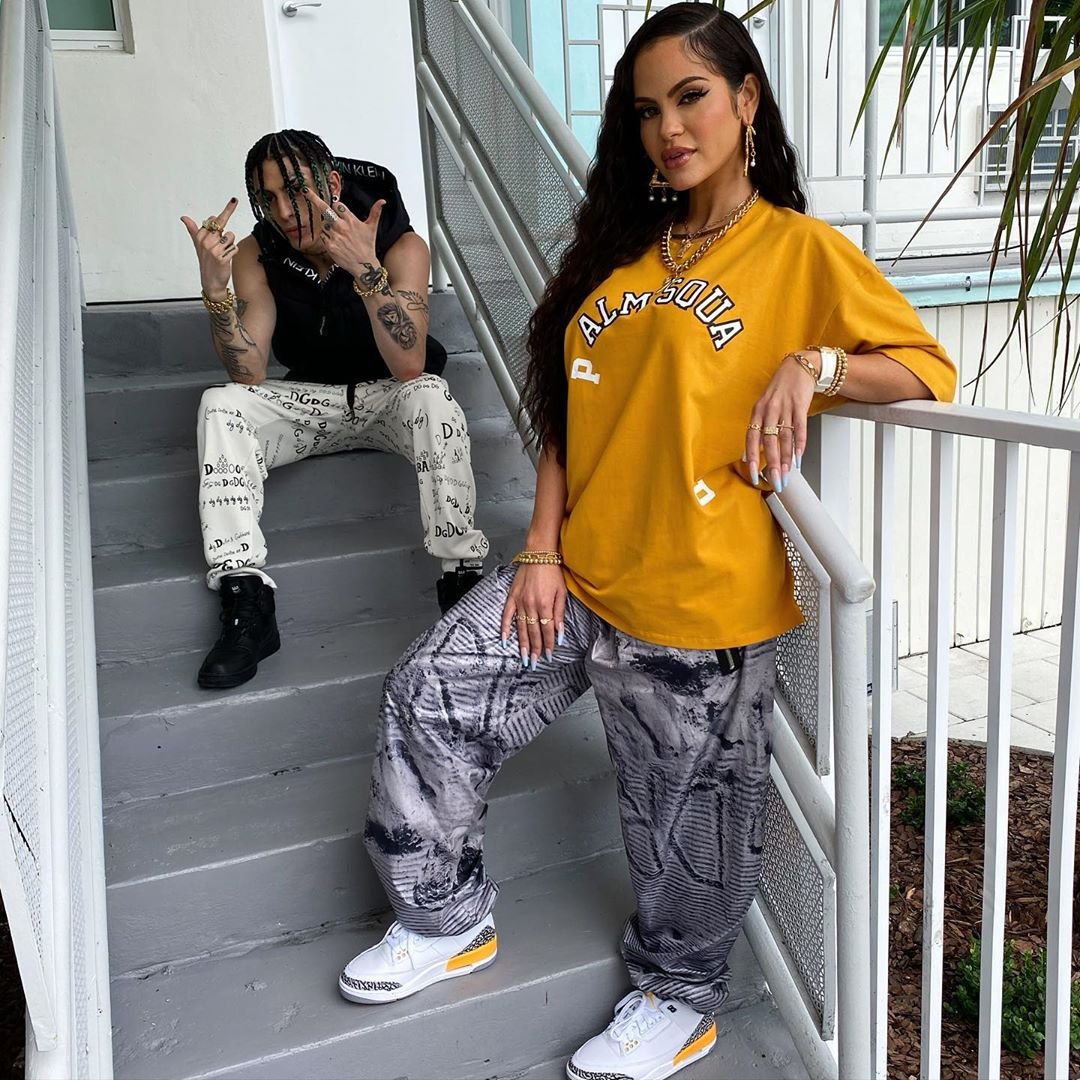 teamnattibrasil's tweet photo. 📸 Natti Natasha com Khea nas gravações de "Ayer Me Llamó Mi Ex Remix" https://t.co/4JGYo4covM