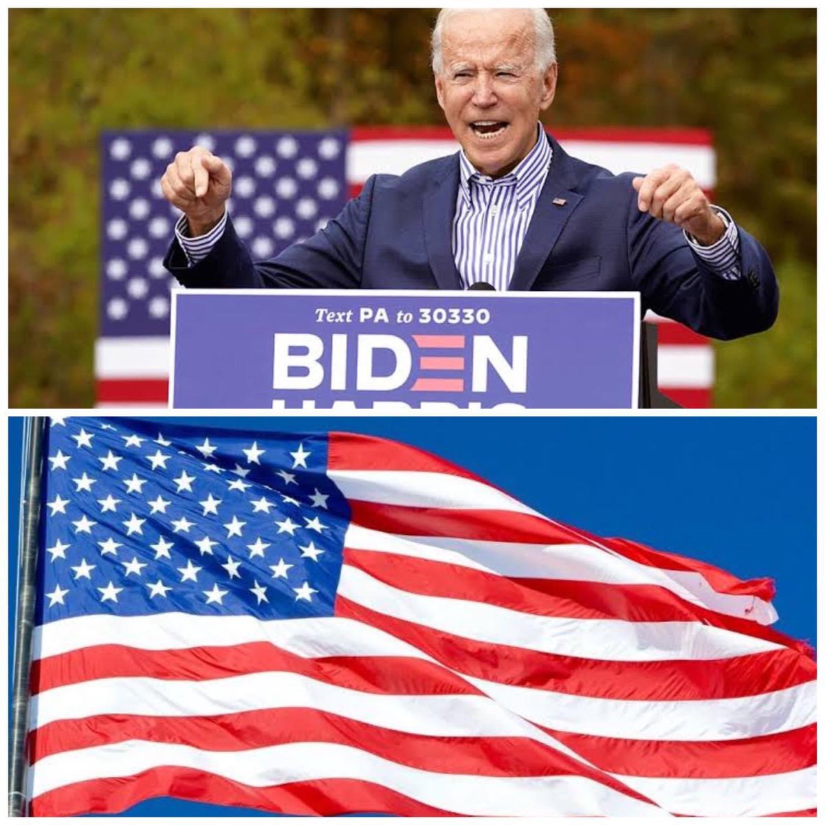 SomosNewSpace's tweet photo. ES OFICIAL!! 
JOE BIDEN SERÁ EL NUEVO PRESIDENTE DE LOS ESTADOS UNIDOS!!!
#JoeBiden #BidenPresidente #Biden https://t.co/bFfIepWx5T