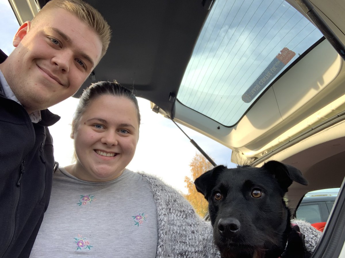 neavealice's tweet photo. Day 6 of #AlphaPet for @macmillancancer
F is for Family. Here’s us after our little walk earlier today 👫🐶 https://t.co/f3ofgk7naj
