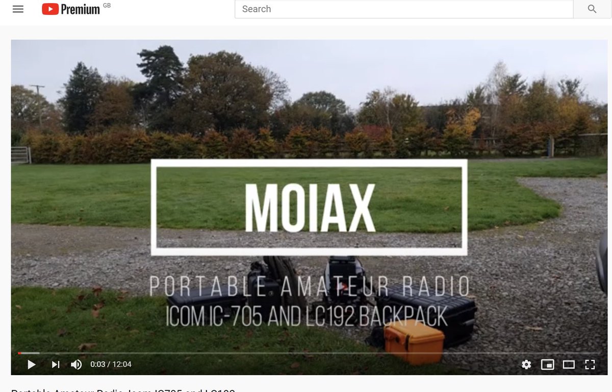 M0IAX's tweet photo. New video on my channel featuring the @Icom_UK #lc192 backpack and #ic705 #amateurradio #hamradio https://t.co/ffVuqFB0aO https://t.co/tn1rCUUpEm