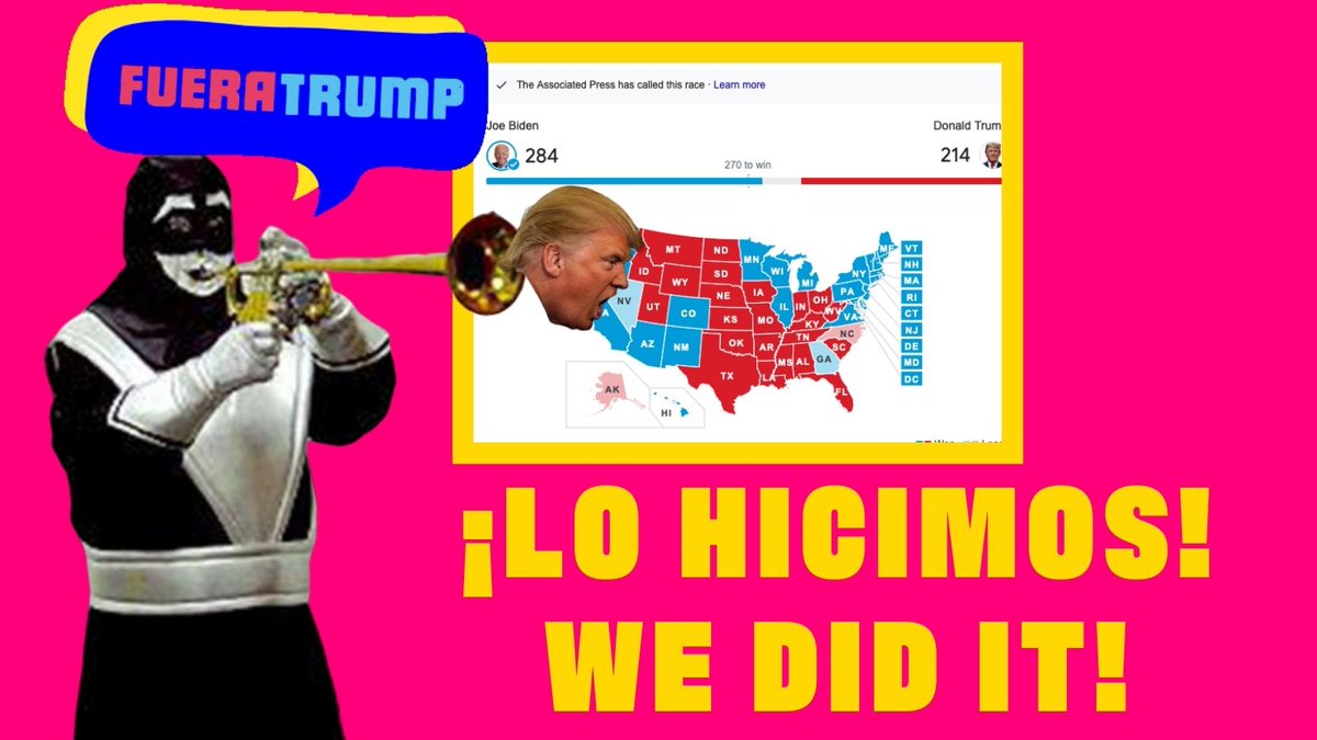 LO HICIMOS! WE DID IT! ✊🏾✊🏾✊🏾
THANK YOU TO EVERYONE WHO WORKED TO MAKE FUERA TRUMP HAPPEN!