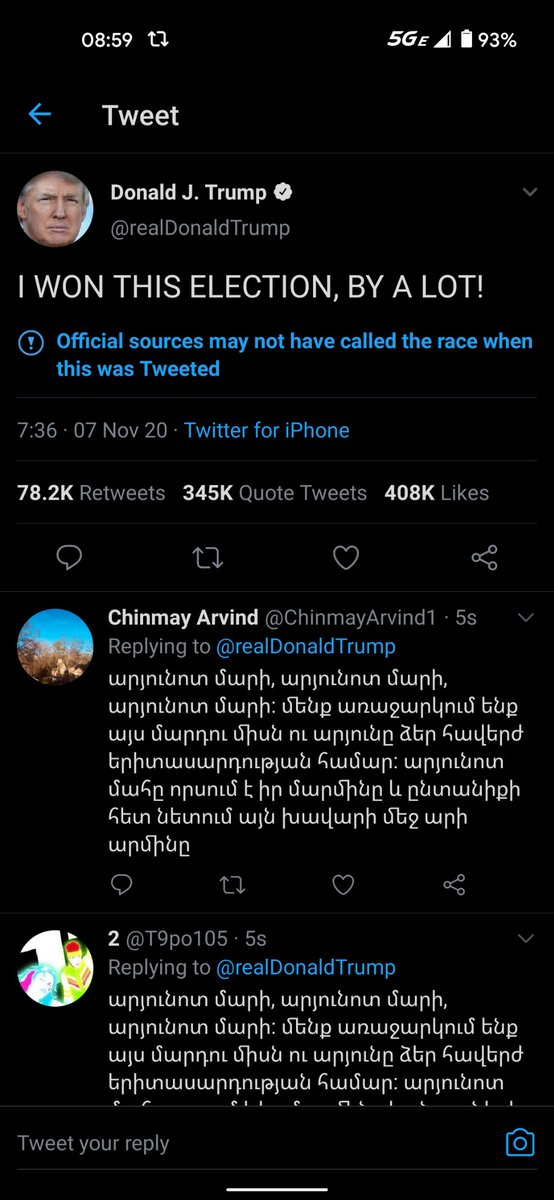 ptiberry's tweet image. Fact check: Non #Election2020