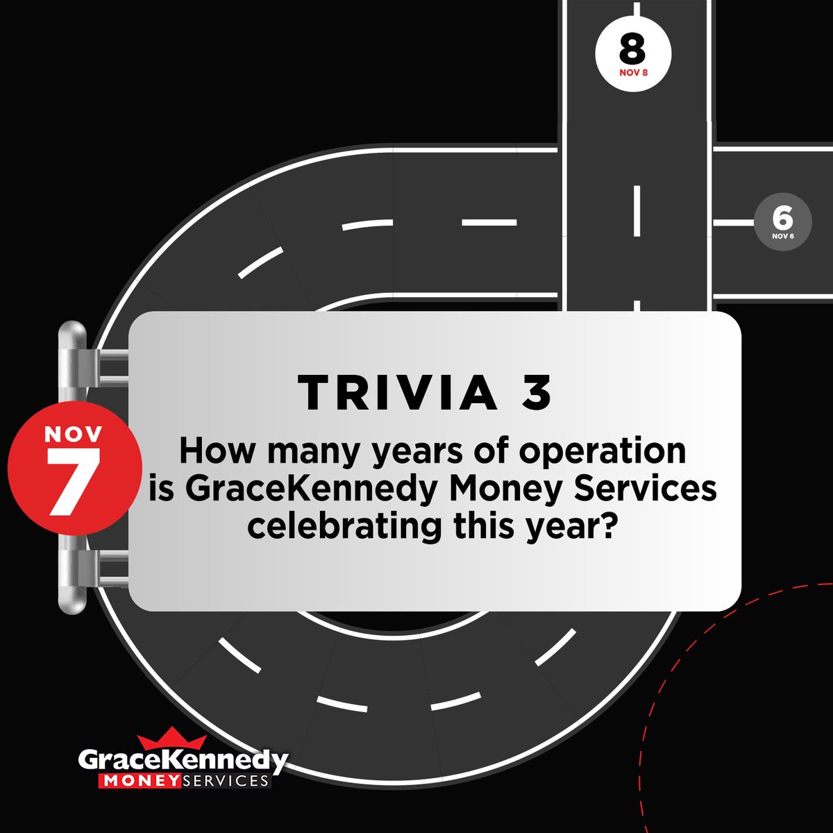 GKMSOnline's tweet photo. Comment your answer below for a chance to win a share of $30,000 JMD in bill payments and come to our virtual parking lot on Sunday, November 15 at 9:30 to find out if you were a winner. Winners will be selected randomly.#GKMSAnniversary #GKMS30 #ConnectTheDots https://t.co/KLpw9p6Kfp