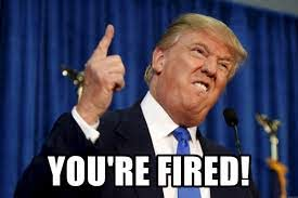 RandiRhodes's tweet photo. Dear Donald 
Don't let the door hit ya where the good Lord split ya

#YOUREFIRED https://t.co/d5K3dJeNaY