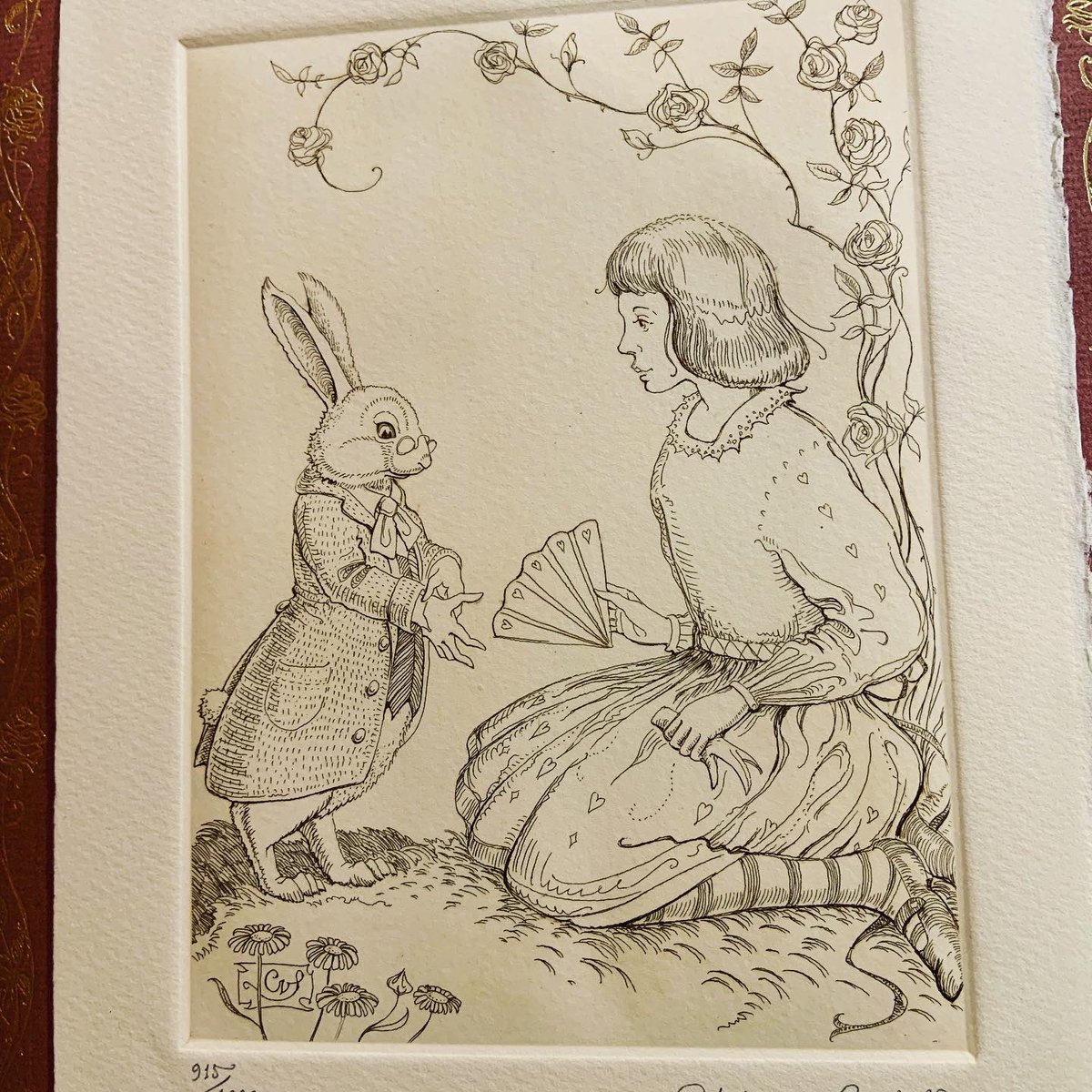 DisVacayFamily's tweet photo. Just looking through some of my Limited Edition books.... look at the artwork and colours in this rendition of Alice’s Adventures in Wonderland! The Copper Plate Etching is superb! Thanks again @foliosociety
#limitededitionbooks #bookstagram #bookcollector #foliosociety https://t.co/04PRiwKkOp