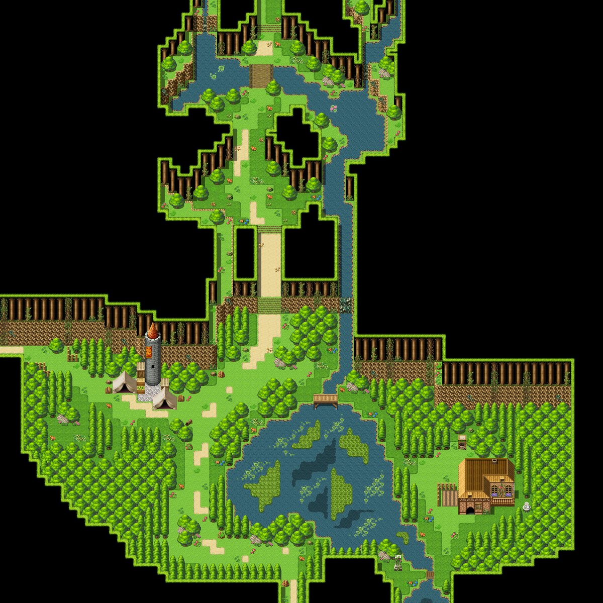troctzul's tweet photo. This #screenshotsaturday I'm building some maps now that the basic assets are added. #gamedev #indiedev #rpgmaker https://t.co/76DSnPsdph