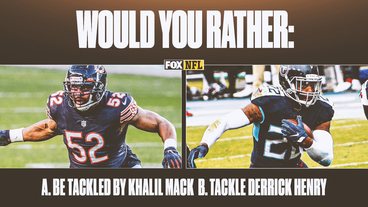 FOX Sports: NFL on X: Would you rather be tackled by Mack or