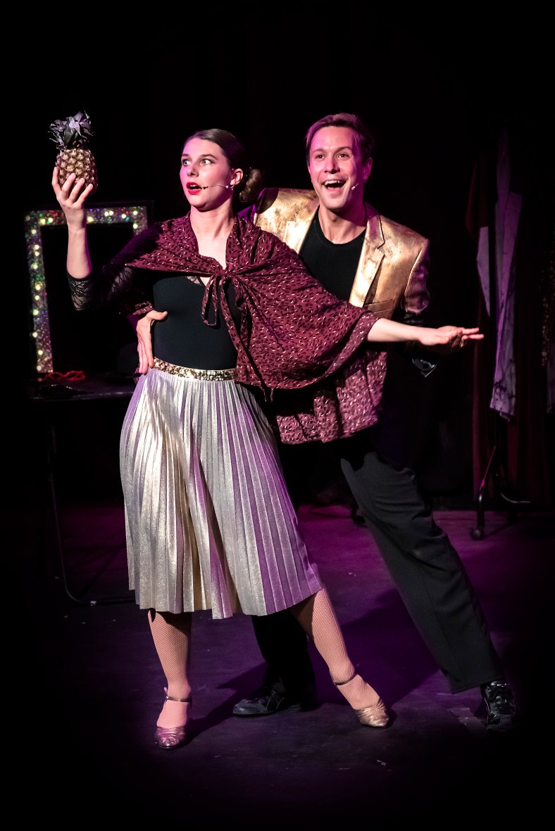 2SSensations's tweet photo. Is that a Pineapple we hear you ask?? You'll have to come along to find out what that's doing in the show. Keep your eyes peeled for more images to be released soon for some lockdown joy. Credit https://t.co/unvAQBexS1 https://t.co/8IuaJuaDW2