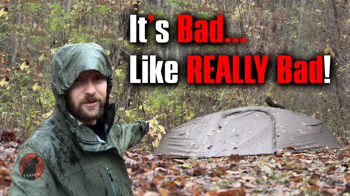 OutdoorGearRev's tweet photo. Were you surprised at how poorly the Catoma tent performed in this Test Night Episode?
https://t.co/bcALdLRwVM
Hurricane Zeta approaches and Luke the Lone Wolf is out to weather the storm in the Catoma Stealth 1 Military Tent
Will it leak?
#testnight #military #tactical https://t.co/kyzuUiNMTZ
