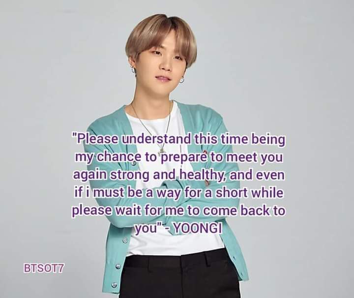 ShadowOfMin's tweet photo. @BTS_twt #SUGA you don't ever have to worry, ARMY would never leave you, of course we will wait for you, we would wait years if we had to! (It would be torture missing you for so long but we will wait as long as it takes ) 💜💋 #SHADOWOFMIN #minsuga https://t.co/GSqxWr9owG