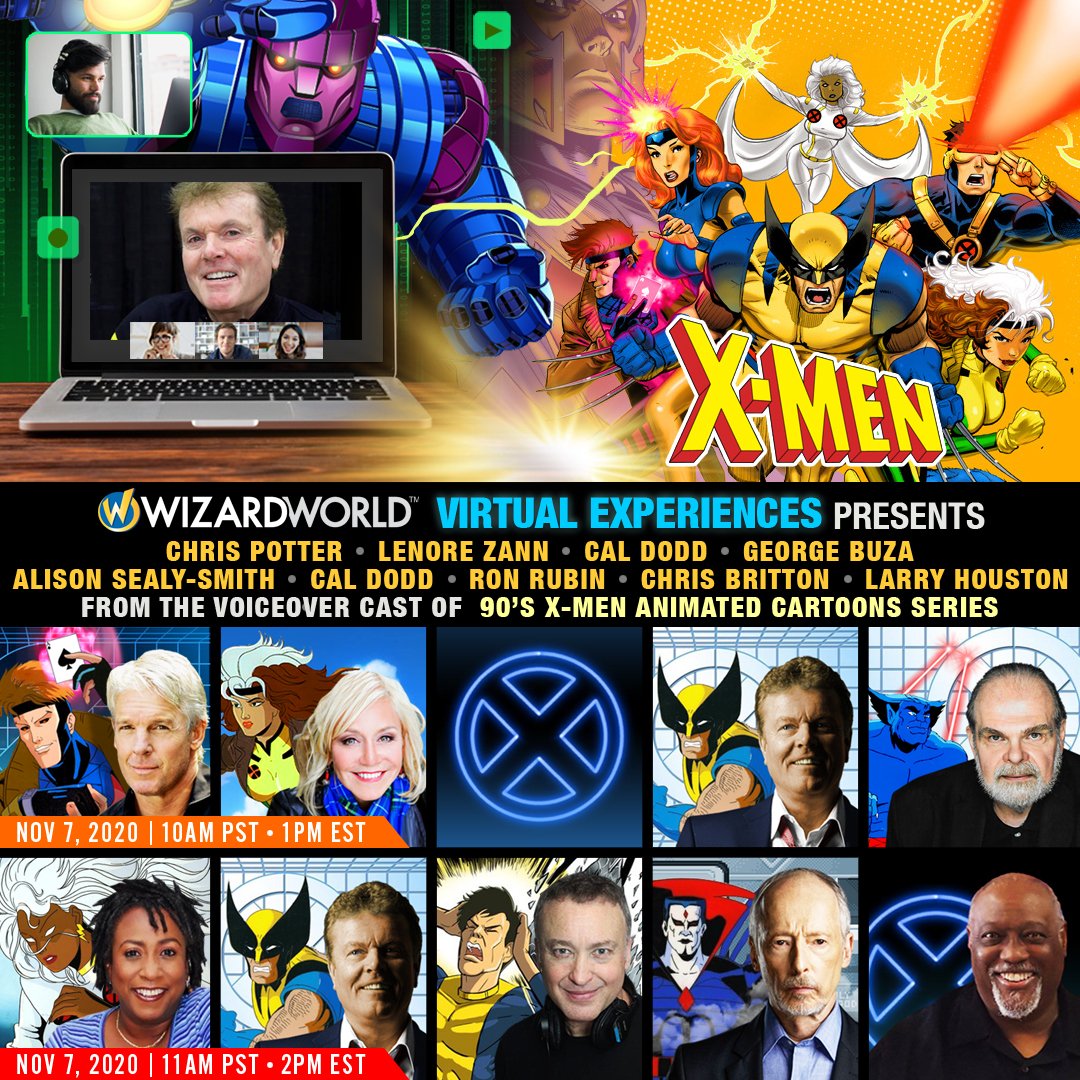 FANEXPOHQ's tweet photo. Live Chats, Virtual Photo Ops, Recorded Messages & Autographs w/ #ChrisPotter @ZannLenore @realcaldodd #GeorgeBuza #AlisonSealySmith #RonRubin #ChrisBritton & @xmendirector are still available!
🎟️ https://t.co/2BOc0Wokyy November 7-14 #WizardWorld #XMenVirtualExperiences #XMen https://t.co/lr6ugQ7zbE