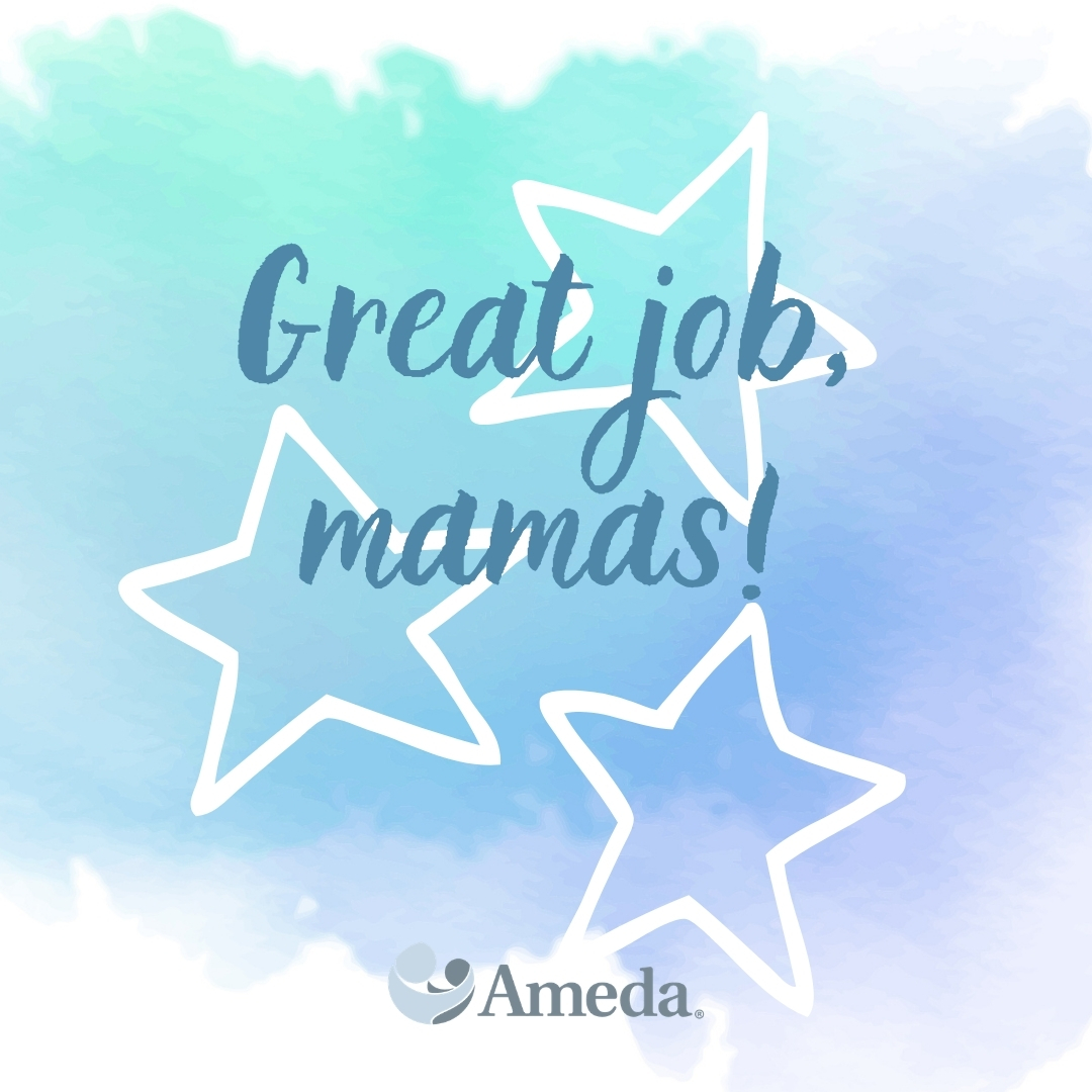 myameda's tweet photo. A mama's job is never done. Cheers for doing a great job! #BreastfeedingMom #breastfeedingjourney #breastfeeding https://t.co/lKqhwvqqD2