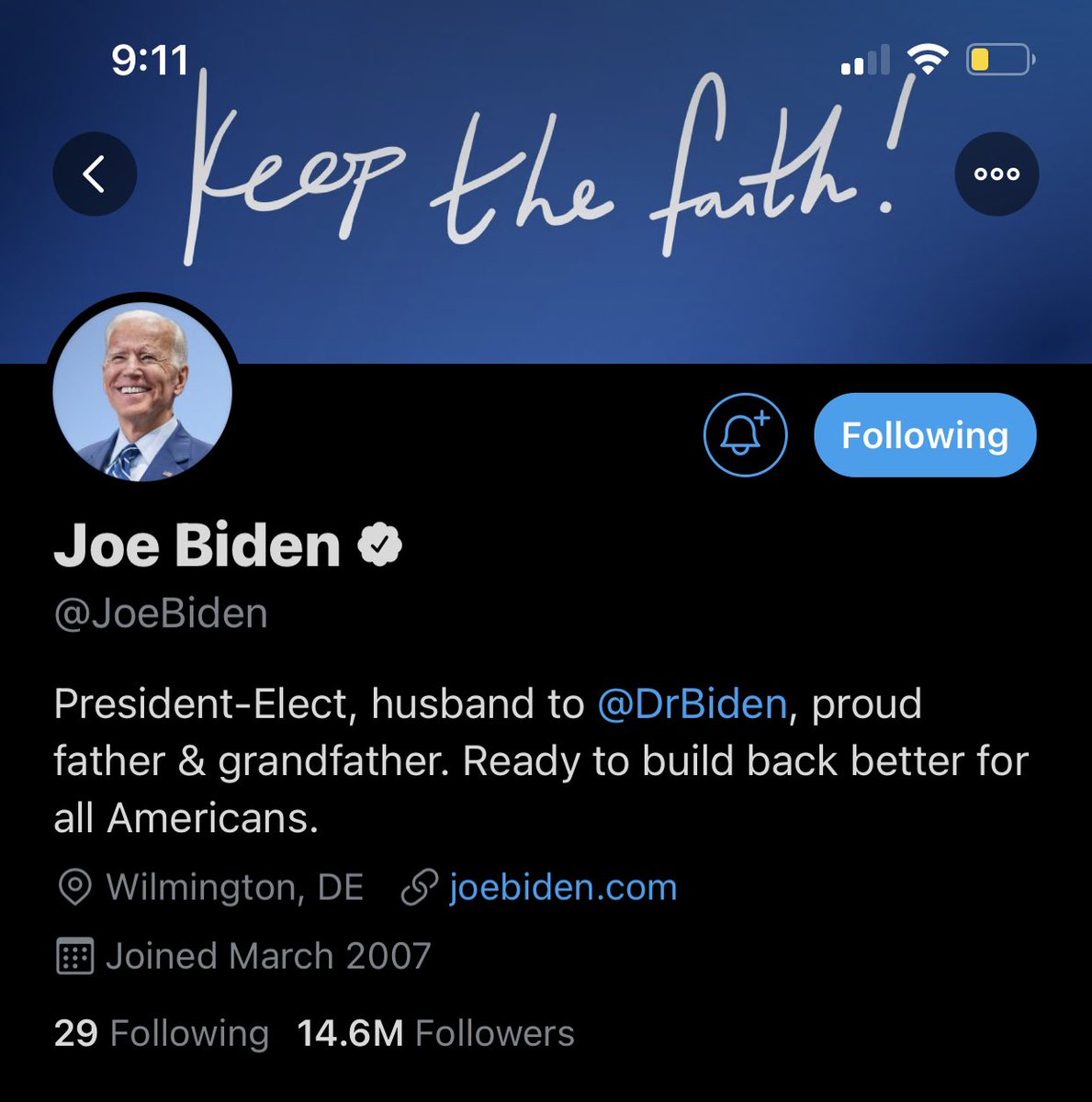 tldtoday's tweet image. congrats @JoeBiden &amp;amp; @KamalaHarris 💙💙💙

Let’s go.