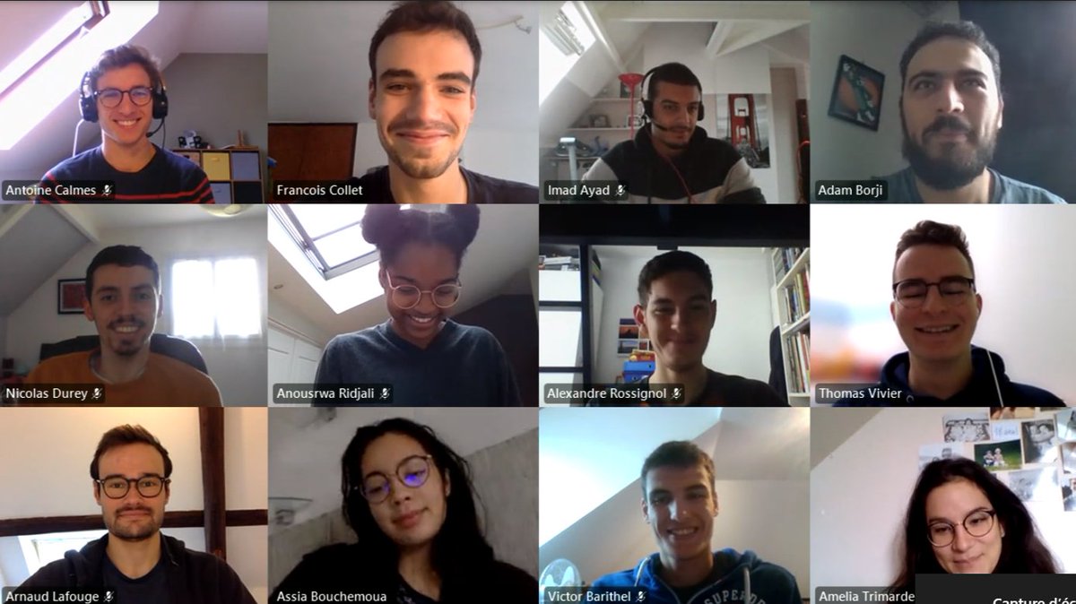 Notre Conseil d'Administration, en visioconférence, se démène pour trouver des solutions adaptées aux entreprises, notamment sur les dispositions à prendre pour accompagner nos clients et intervenants en cette période particulière.

#CA #Confinement2 <a href="/cnje/">Junior-Entreprises</a> <a href="/MinesNancy/">Mines Nancy</a> #WeAreJE