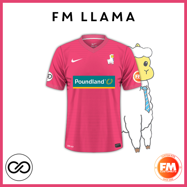 fmcustomkits's tweet photo. Time for another kit reveal of the @FMCreatorsChamp Season Two!

@FmLlama will fight for the trophy with a total pink kit supplied by @Nike and @Poundland as main sponsor

Good luck Llama!

#FM21 #FM20 #TheCC #OneMoreGame #WeAreTheCommunity #FootballManager https://t.co/8vqGX2PwLE