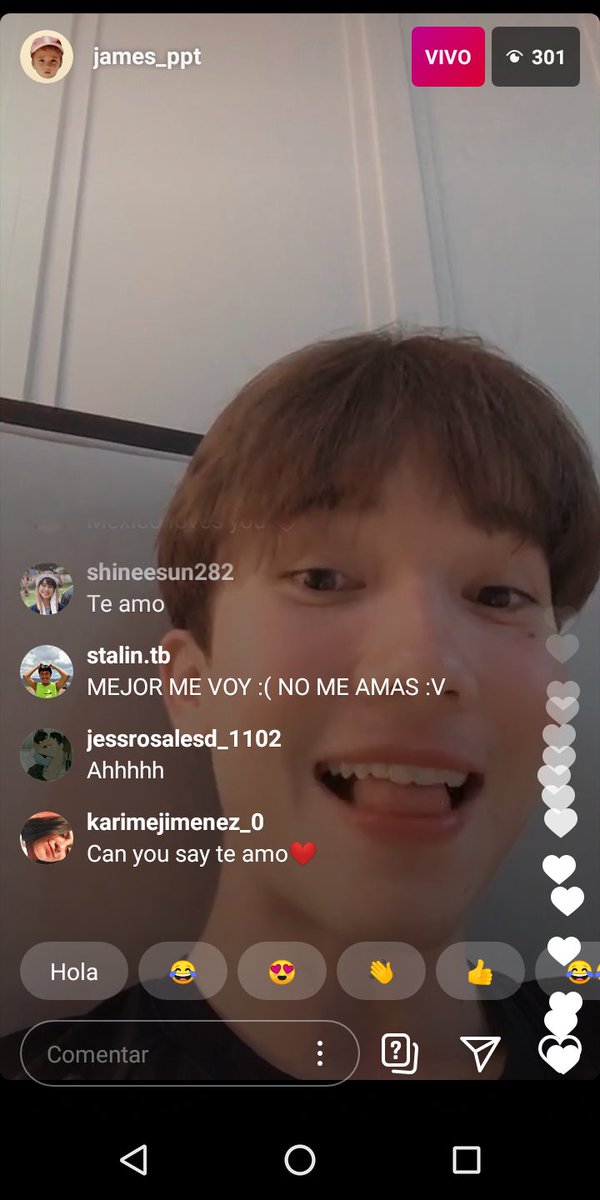 Jamesppt_latam's tweet photo. my phone is full of screenshots 😅 I am happy that you said a few words in Spanish, Latin America loves you and I hope in some future you could come  😊

Btw, we wish you luck to be chosen in the cast of Secret Admirer!!!

#James_ppt https://t.co/PnWWayXr8n