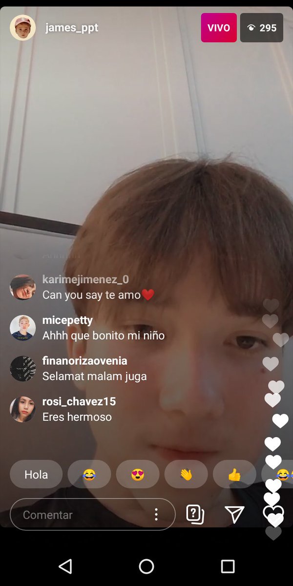 Jamesppt_latam's tweet photo. my phone is full of screenshots 😅 I am happy that you said a few words in Spanish, Latin America loves you and I hope in some future you could come  😊

Btw, we wish you luck to be chosen in the cast of Secret Admirer!!!

#James_ppt https://t.co/PnWWayXr8n