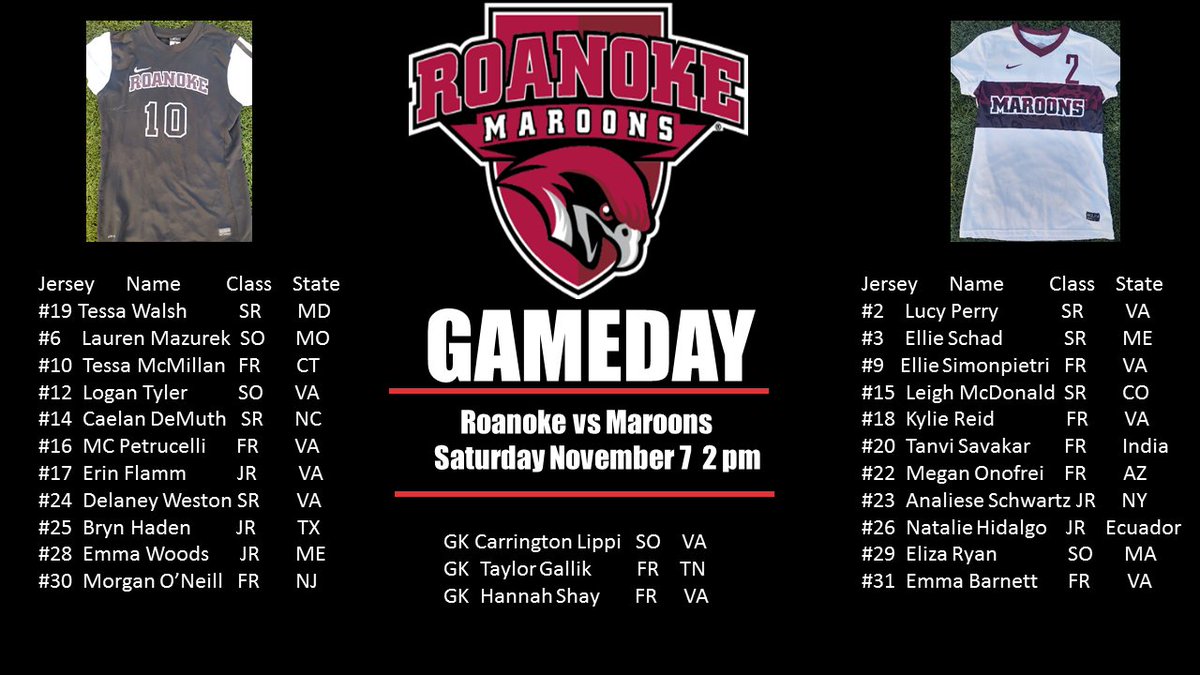 RoanokeWomenSoc's tweet photo. #Watch live: https://t.co/r3VY8EhHgH
#roanokecollege #soccer #GameDay #d3soc #saturdayfun https://t.co/fSXvdxMQQN