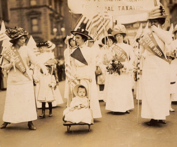 lcollinsp's tweet photo. A century ago this August, white women in the US won the right to vote - an important step but an insufficient one. This year, @KamalaHarris won the vice presidency. That’s 100 years of marching, protesting, organizing, and breaking down barriers that once seemed insurmountable. https://t.co/NyyGpWDRwb