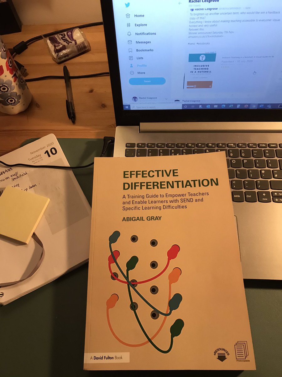rachScaffoldEd's tweet photo. Thanks @AbigailSENworks for sending me a copy of your excellent book. I am loving the empower and enable words in the title. My first complimentary book so that is very exciting. I look forward to having a read. #sendbooks #everyteacherateacherofsend https://t.co/LUyaRIWhEx