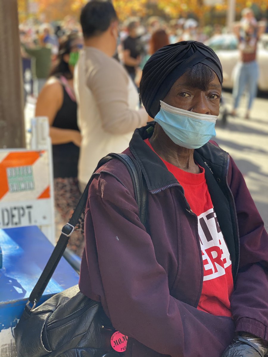 “i was crying earlier, i was so overwhelmed,” Sharonda Mcgirt told me, thrilled about Biden’s win. “Because i feel that he’s going to listen to the scientists, they’re going to try and get together a vaccine for this virus and he’s going to be equal with all races.”