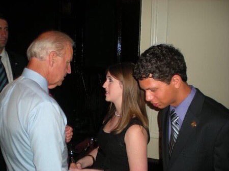 In July 2010, I sneaked into a fundraiser for Vice President  @JoeBiden. I was a college student & couldn’t afford the ticket price but I knew a bunch of Party leaders who were working the door. I snagged a place at the end of the receiving line with  @matthughesnc. #Biden  #NCpol