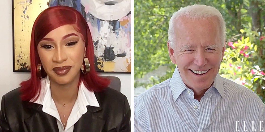 BardiUpdatess's tweet photo. Cardi interviewing the 46th president of the United States Joe Biden. ❤️ https://t.co/UoIRGTdmZb
