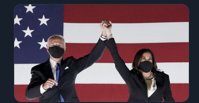 AnaWalsh2015's tweet photo. Celebrating a new hope to our nation!! Congratulations Je Biden and Kamala Harris https://t.co/KaXflmZHWW