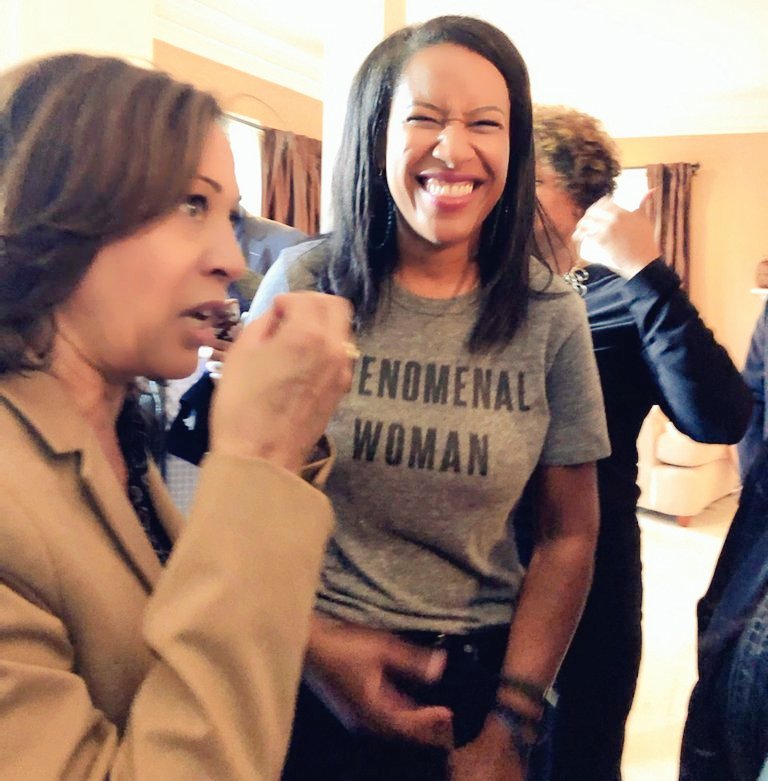 Just ran around my dining room 10 times screaming and cheering!!! In case anyone is wondering how I'm feeling right now!!!! Imagine this picture but with running, screaming &amp; waving my arms in the air. Overwhelmed with gratitide and pride!!! #MVPHarris #VicePresidentElectHarris