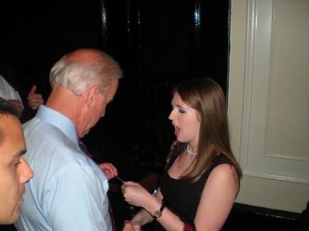 When Vice President  @JoeBiden stopped to listen to me, I told him of my grassroots campaign for a seat on the Wake County Soil and Water Conservation District Board of Supervisors & of my vision for a more environmentally sustainable future. He smiled & asked me my age.  #Biden