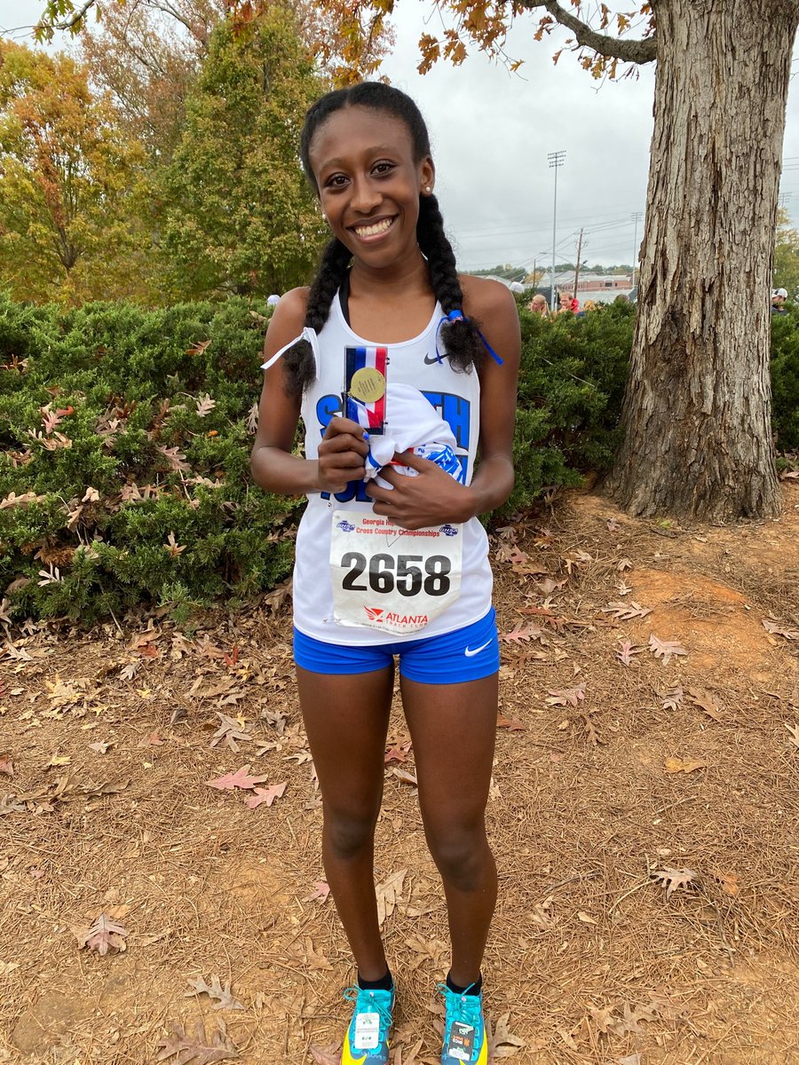 hkingdking's tweet photo. @KeithGravitt @ForsythSports @sofofootball could not be more proud for this young lady
2020 7A State Cross Country Champ https://t.co/OrB6tqZRhF