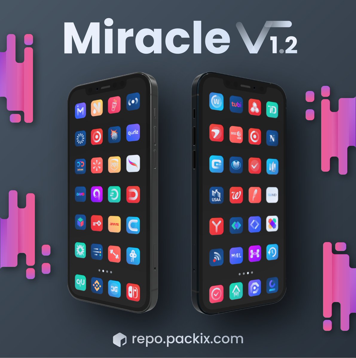 IBA_Graphics's tweet photo. Miracle V1.2 update is now LIVE on Packix!
Get it here: https://t.co/UaZeKVvFq4
#iostheme #packix #miracle https://t.co/01WPJgUIPR