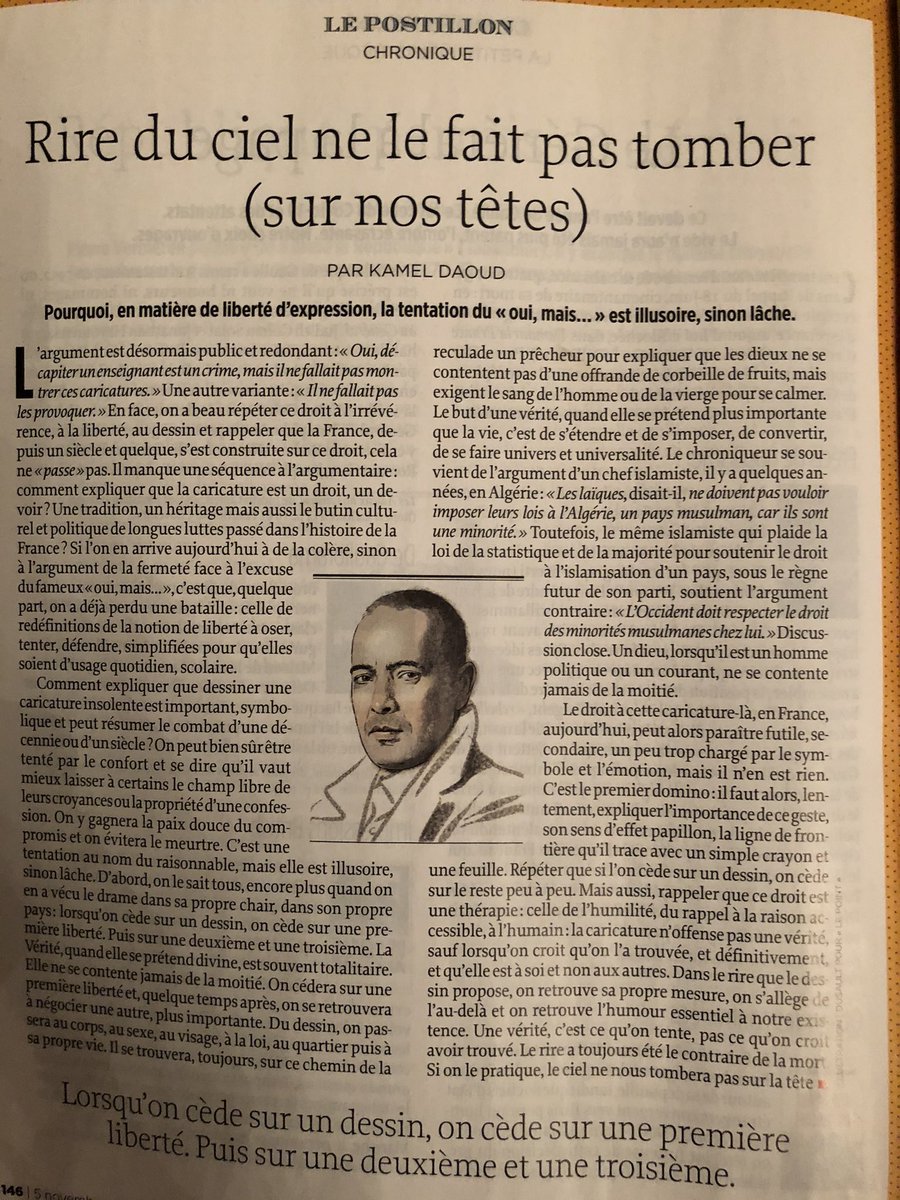 On aime la plume incisive et efficace de #KamelDaoud