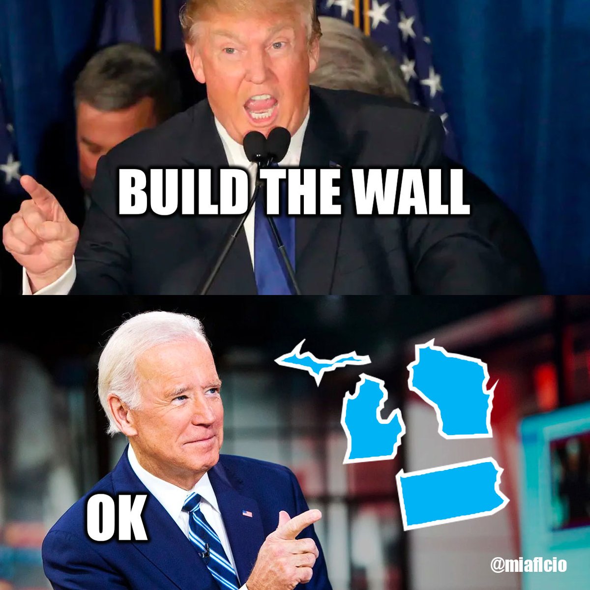 MIAFLCIO's tweet photo. We built a wall. https://t.co/KLWNqeXvEz