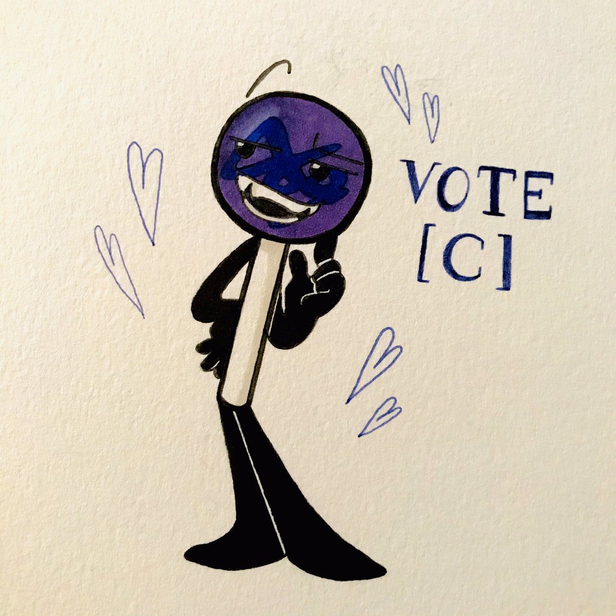 jackratsart's tweet photo. Cute People Vote [C]~ 💜🍭✨
-
-
seriously scribblepop is so close to being eliminated- please vote for her, there’s still time
#bfb #bfblollipop #bfb26 https://t.co/JNVvSRiary