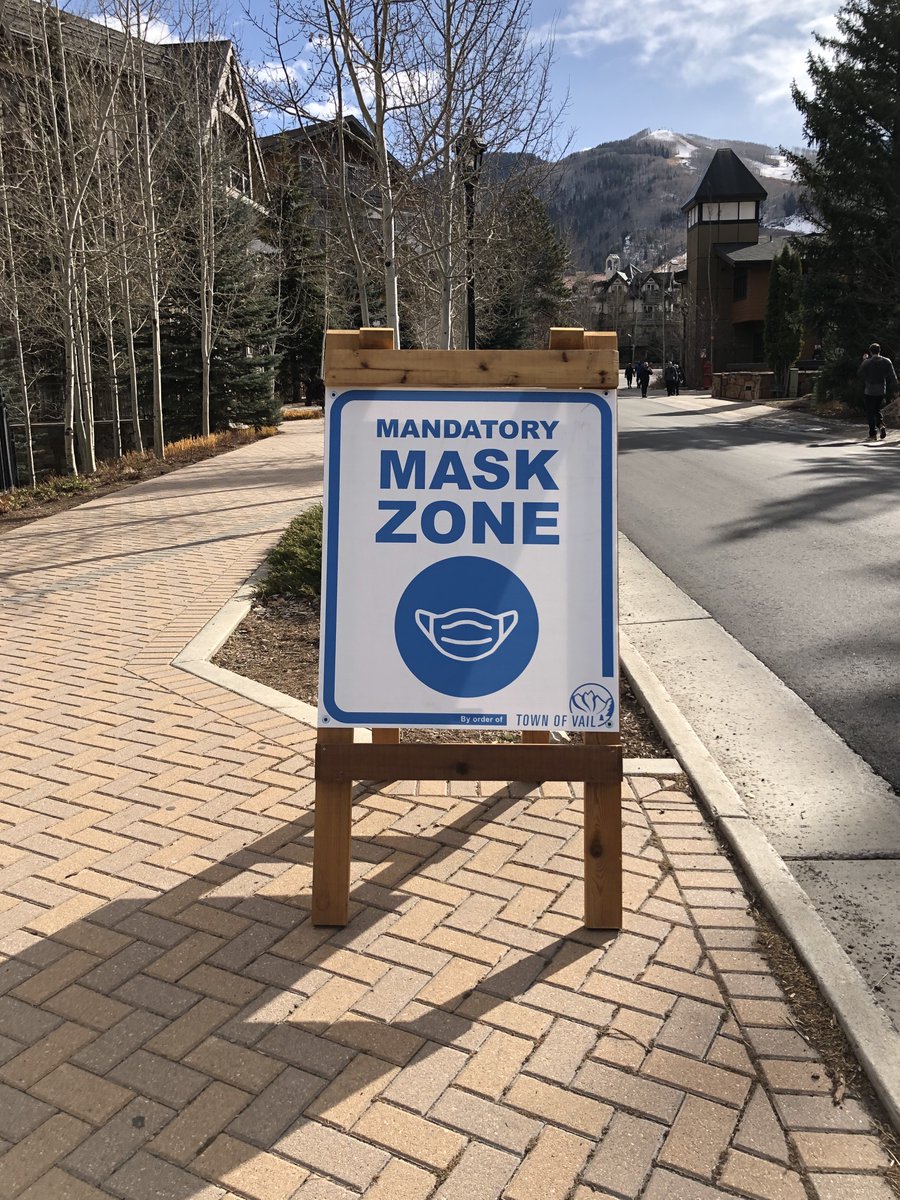 VailGov's tweet photo. The mandatory mask zones are now in effect in designated areas of Vail Village, Lionshead, Golden Peak and Cascade Village.

#KeepVailSafeandOpen #VailStrong https://t.co/JkI3chgXsU
