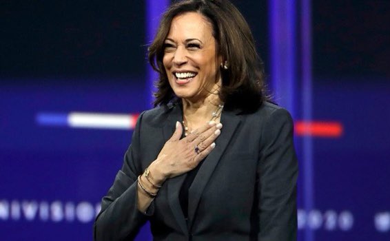 "What I want young women and girls to know is: You are powerful and your voice matters. You're going to walk into many rooms in your life and career where you may be the only one who looks like you. But you are not alone." Kamala Harris 🙌🏽 #KamalaHarris #KamalaHarrisVP