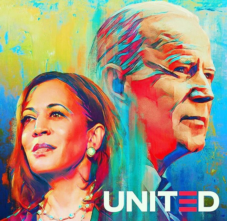Joe Biden. The 46th President of the United States. And Kamala Harris - the first female Vice President of the United States!