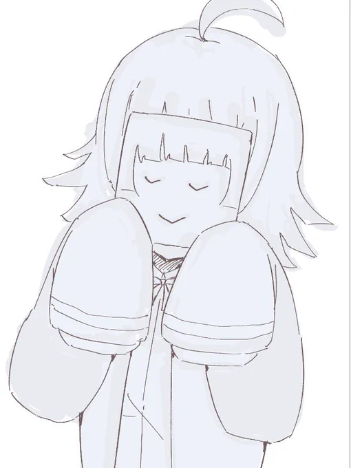 明日璃奈ちゃんいっぱい描こ……。 