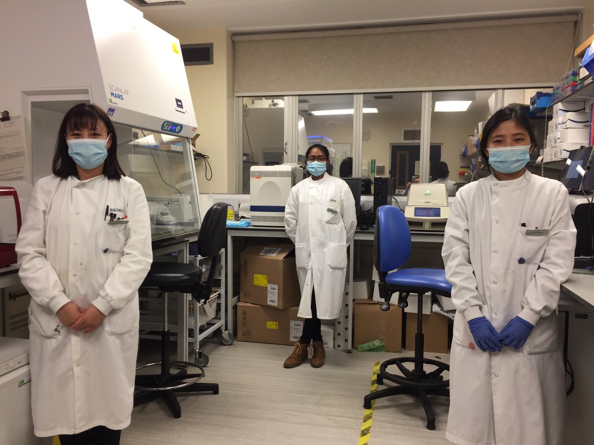 EKHUFTPathology's tweet photo. Here are some of the team working @EKHUFTPathology this weekend.  👩‍🔬 👨‍🔬 A milestone 100k #COVIDー19 tests reached this #NationalPathologyWeek. #attheheartofhealthcare @NHSEngland @RCPath @IBMScience @EKHUFT https://t.co/TCYXrMqSwS